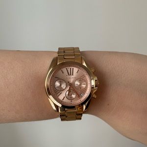 Micheal Kors rose gold watch